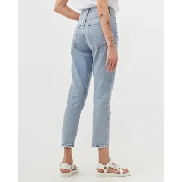AGOLDE Riley High-Rise Straight Jean Light Wash Size 26 - Picture 3 of 8